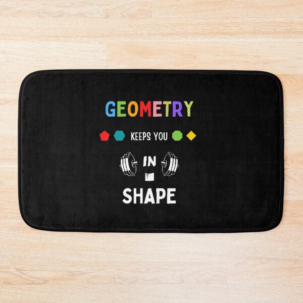 Artikelvorschau, Geometrie hält Sie in Form. Das beste farbenfrohe Design für Lehrer entworfen und verkauft von BestTeacher.