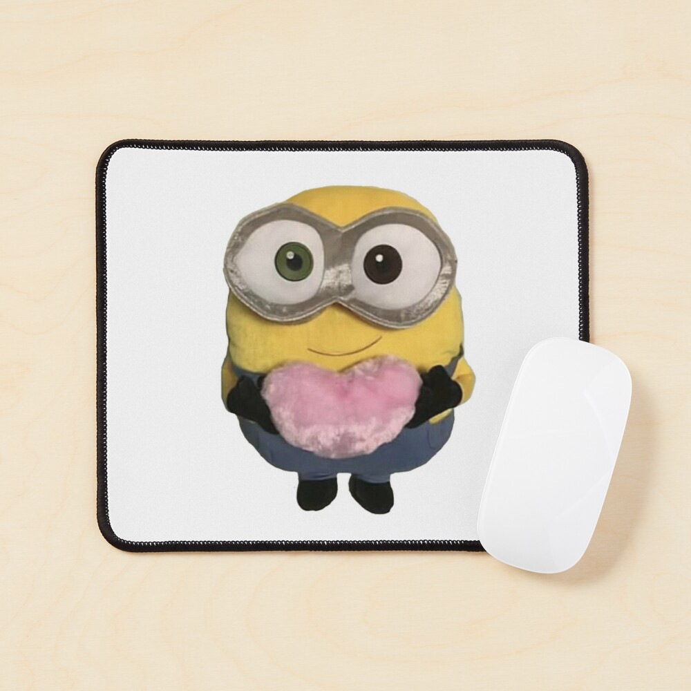 Minion heart plush