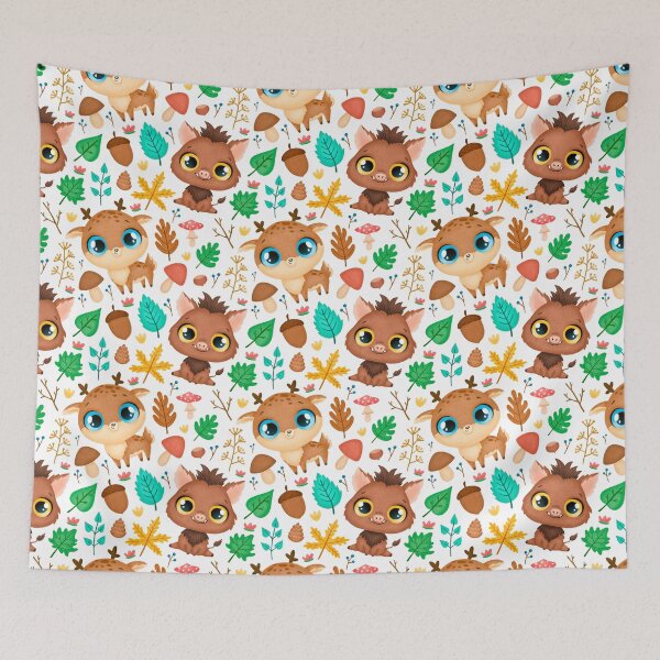 Item preview, Cute Forest, Woodland Little Animals  designed and sold by silviaol.