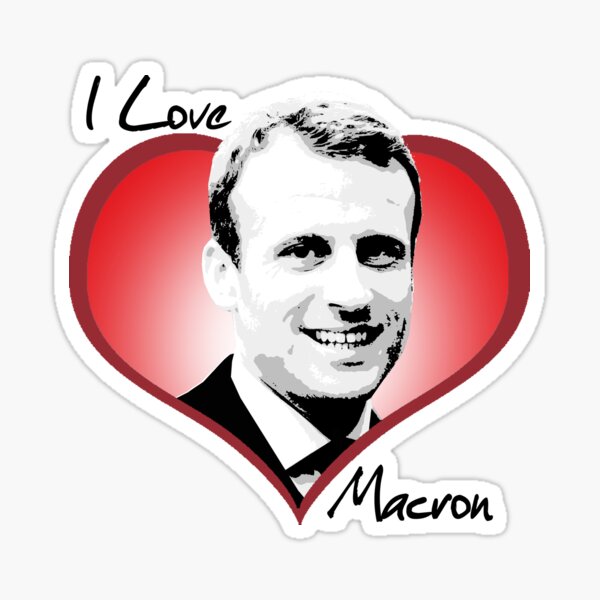 J'aime Macron Sticker