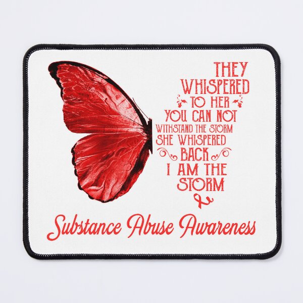 Item preview, Butterfly I Am The Storm Substance Abuse Awareness designed and sold by whlrcheryl.