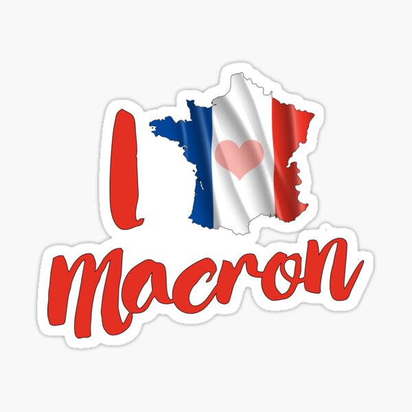 Sticker de MamelleBent sur emmanuel macron president cupidon arc fleche  amour