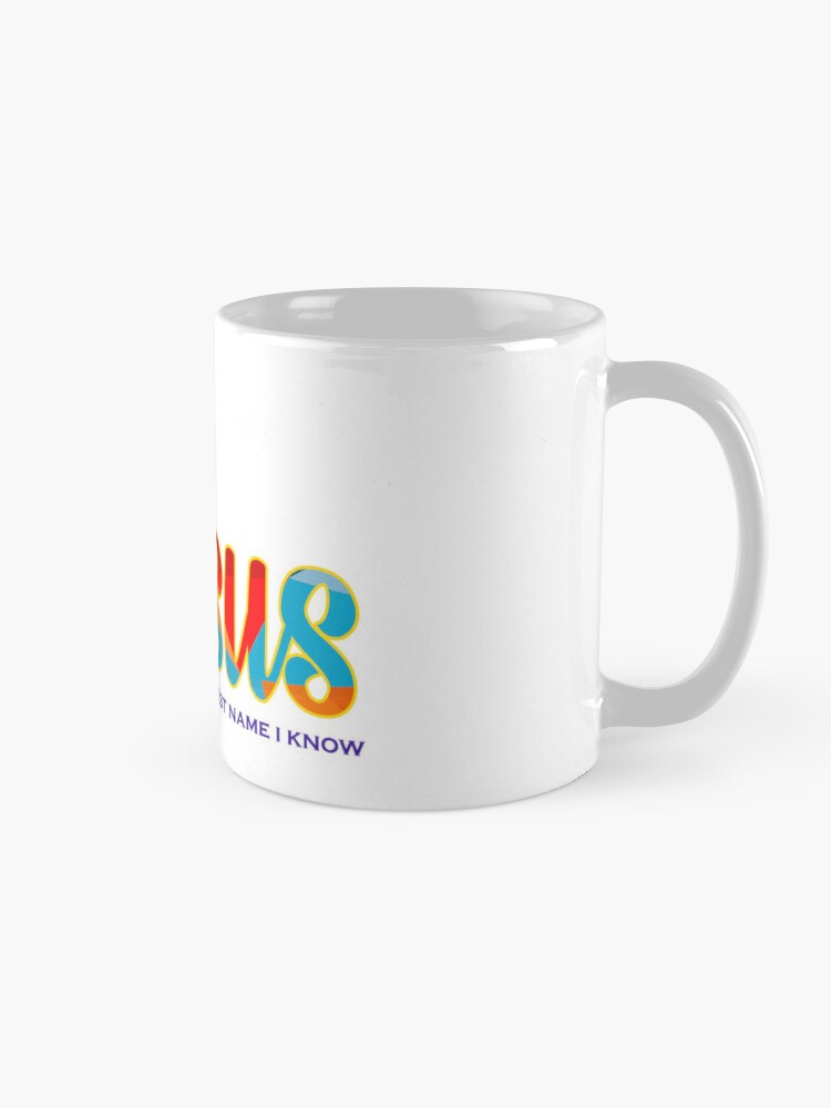 Thumbnail 5 of 6, Coffee Mug, Jesus The Sweetest Name I Know Design designed and sold by GODS4US.
