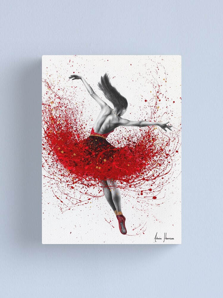 Scarlet Sensation Dance | Canvas Print