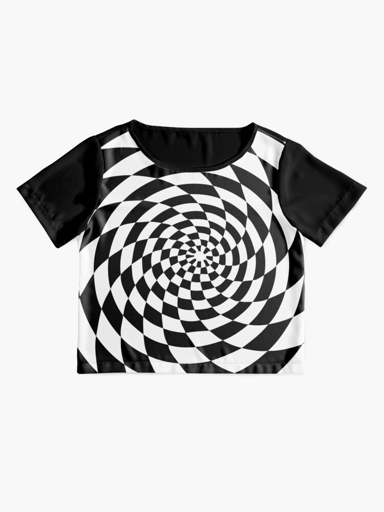 Optische T Uschung Op Art Schwarz Und Wei T Shirt Von Artsandsoul Redbubble