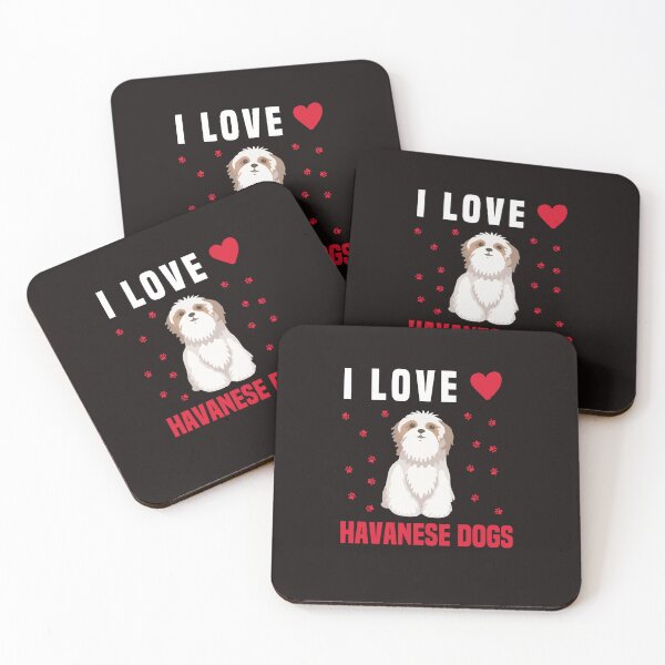Item preview, I love Havanese dogs- Cute Havanese Dog  designed and sold by Aimyashoppy.