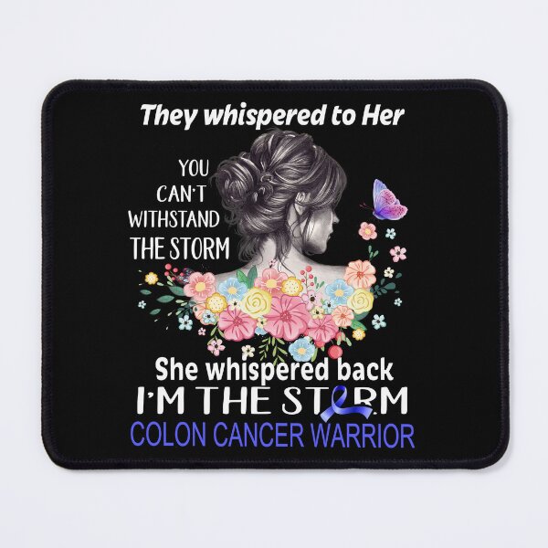 Item preview, Colon Cancer Warrior I'm The Storm Colon Cancer Awareness designed and sold by Hatjar.