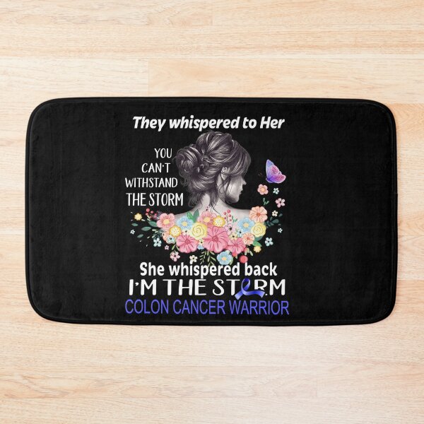 Item preview, Colon Cancer Warrior I'm The Storm Colon Cancer Awareness designed and sold by Hatjar.