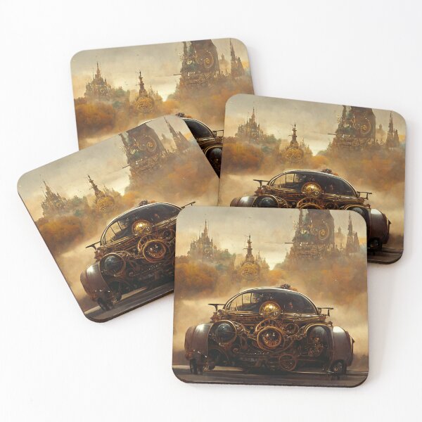 Item preview, Steampunk Car designed and sold by FantasyAI.