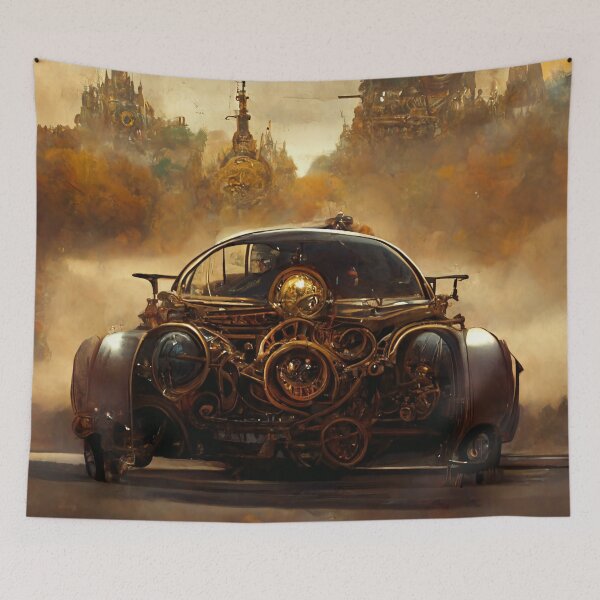 Item preview, Steampunk Car designed and sold by FantasyAI.