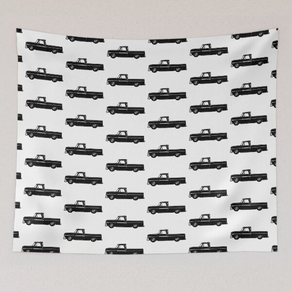 Item preview, Black 60s C Truck designed and sold by MandyCarsArts.