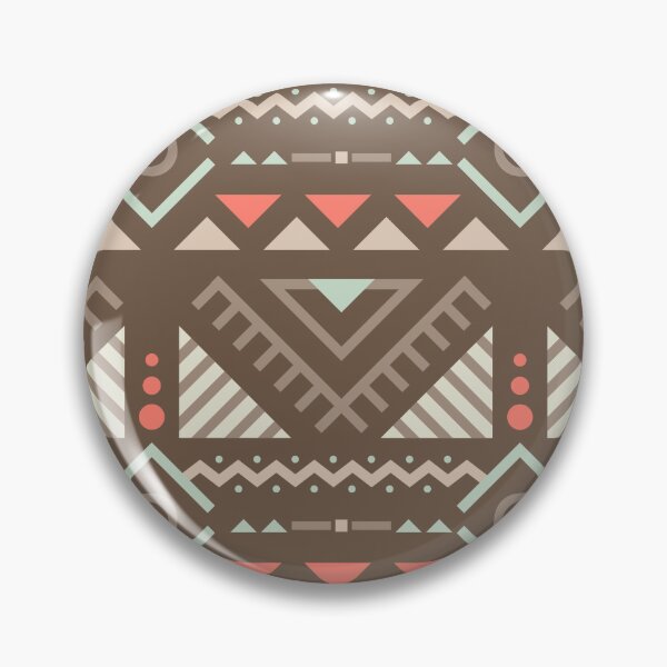 Item preview, Geometric Triangles Compilation in Rose Gold and Brown - Multicolor Boho Motif designed and sold by Yeldiz.