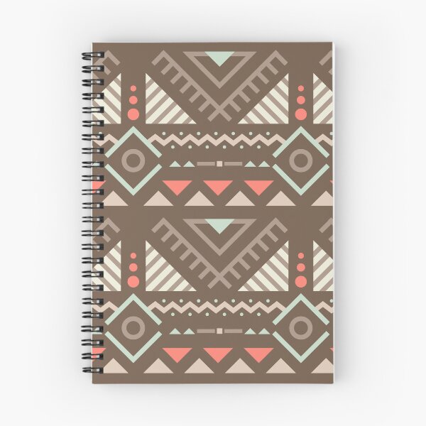 Item preview, Geometric Triangles Compilation in Rose Gold and Brown - Multicolor Boho Motif designed and sold by Yeldiz.