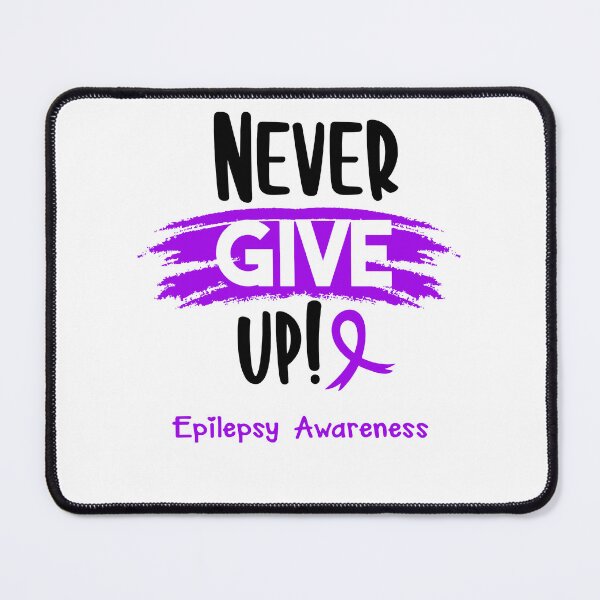 Item preview, Epilepsy Warrior - Epilepsy Awareness - Never Give Up! designed and sold by Robbsyn.