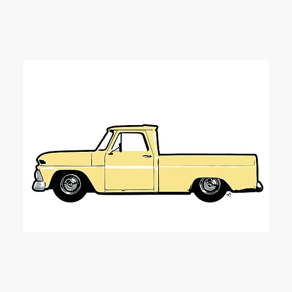 Item preview, Beige 60s C Truck designed and sold by MandyCarsArts.