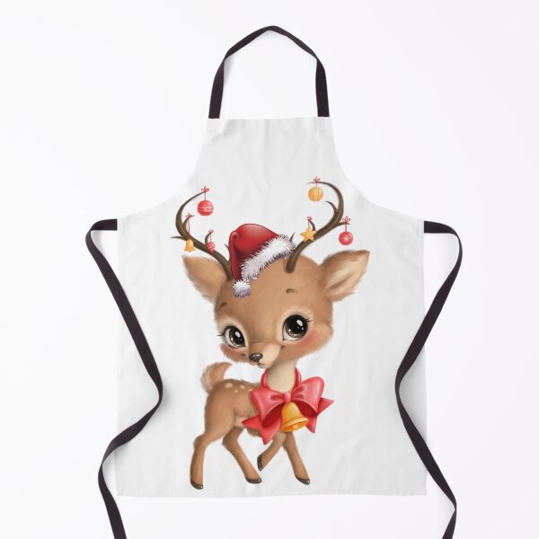 Item preview, Cute Christmas Deer with Ornaments designed and sold by silviaol.