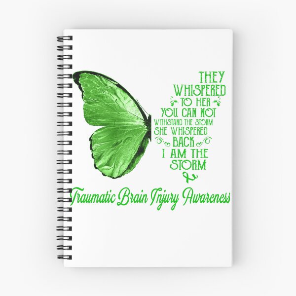 Item preview, Butterfly I Am The Storm Traumatic Brain Injury Awareness designed and sold by whlrcheryl.