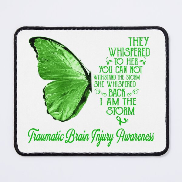 Item preview, Butterfly I Am The Storm Traumatic Brain Injury Awareness designed and sold by whlrcheryl.