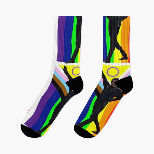 Item preview, Izzy Hands progress pride flag shirt #2 designed and sold by TZGSArt.