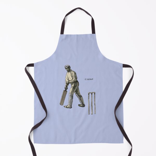 Item preview, Vintage Cricket Sports Player with a Bat and Wicket URM designed and sold by urmaddad.