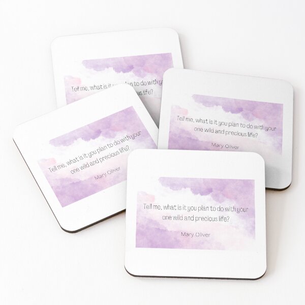 Item preview, Wild & Precious | Mary Oliver designed and sold by ArtistVenus.