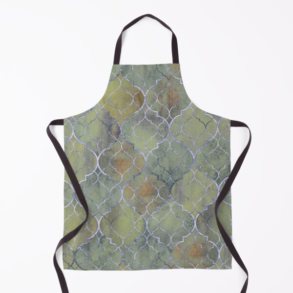 Item preview, Moroccan inspired..A tile effect design using muted grey, green and taupe designed and sold by Wonder & Whimsy.