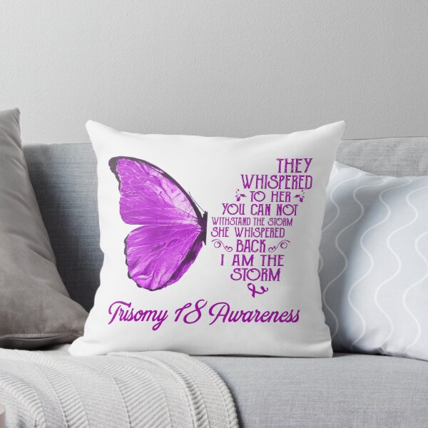 Item preview, Butterfly I Am The Storm Trisomy 18 Awareness designed and sold by whlrcheryl.