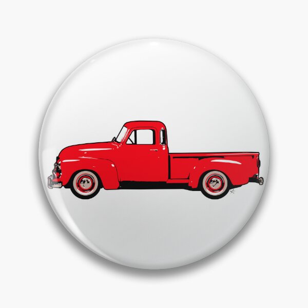 Item preview, Red 50s C Truck designed and sold by MandyCarsArts.