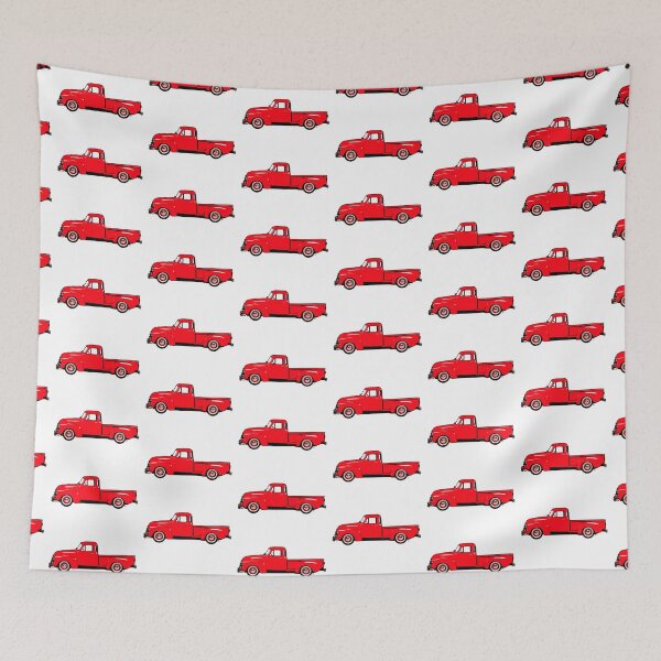 Item preview, Red 50s C Truck designed and sold by MandyCarsArts.
