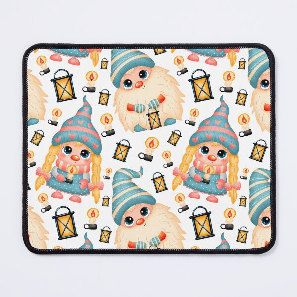Item preview, Cute Gnomes with Lanterns designed and sold by silviaol.