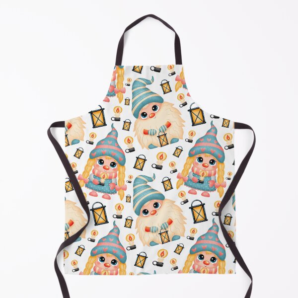 Item preview, Cute Gnomes with Lanterns designed and sold by silviaol.