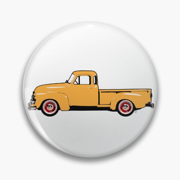 Item preview, Yellow 50s C Truck designed and sold by MandyCarsArts.