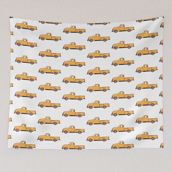 Item preview, Yellow 50s C Truck designed and sold by MandyCarsArts.