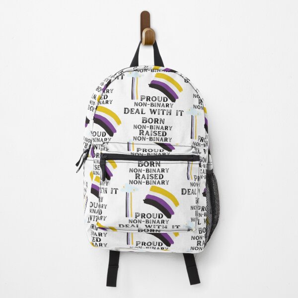 Item preview, Born non binary raised non binary proud non binary deal with it designed and sold by movie-popcorn.