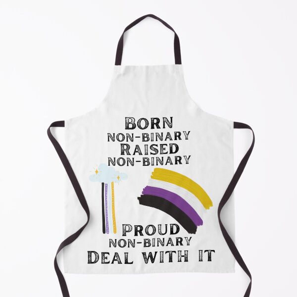 Item preview, Born non binary raised non binary proud non binary deal with it designed and sold by movie-popcorn.
