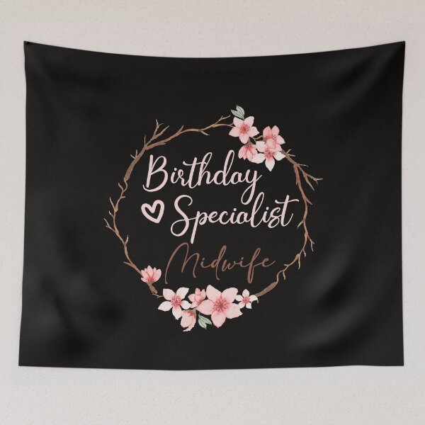 Item preview, Birthday Specialist Midwife Doula Birth Worker OB NICU Nurse designed and sold by Dream-bubble.