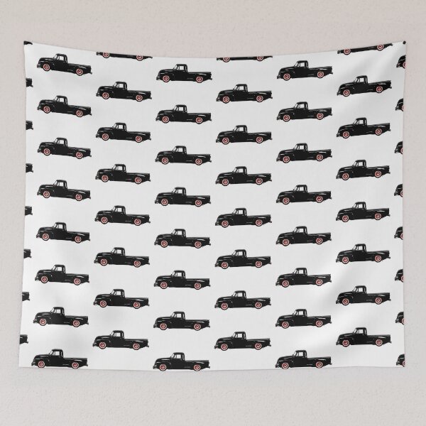 Item preview, Black 50s C Truck designed and sold by MandyCarsArts.