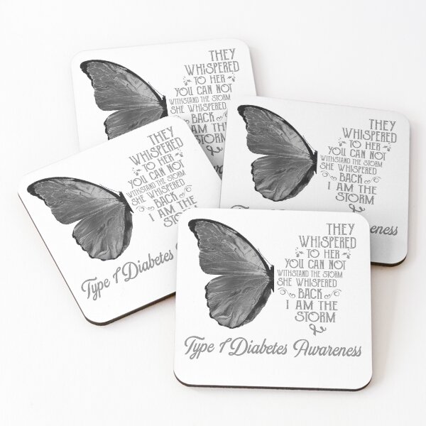 Item preview, Butterfly I Am The Storm Type 1 Diabetes Awareness designed and sold by whlrcheryl.