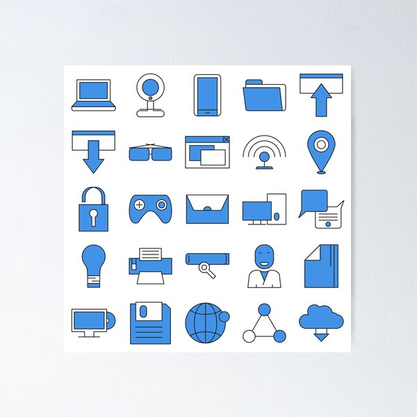 Item preview, IT Symbols Icons Set designed and sold by Krukowski.