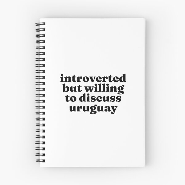 Item preview, Introverted But Willing To Discuss Uruguay - Uruguayan designed and sold by MountainD.
