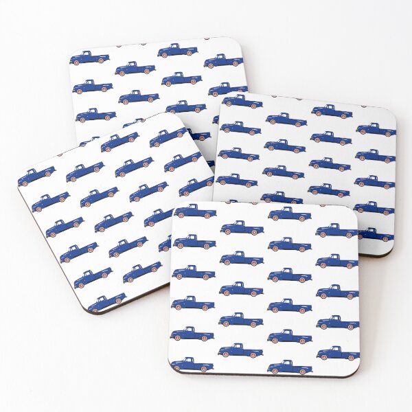 Item preview, Deep Blue 50s C Truck designed and sold by MandyCarsArts.