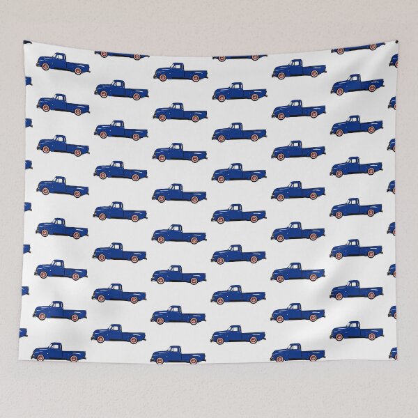 Item preview, Deep Blue 50s C Truck designed and sold by MandyCarsArts.