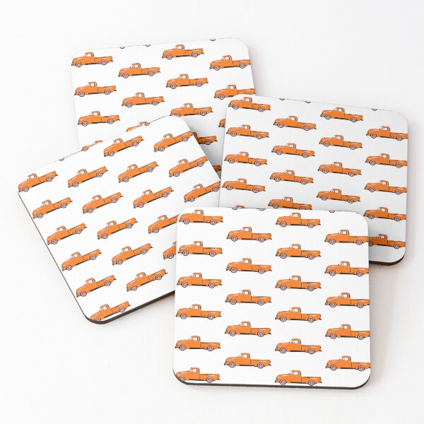 Item preview, Orange 50s C Truck designed and sold by MandyCarsArts.