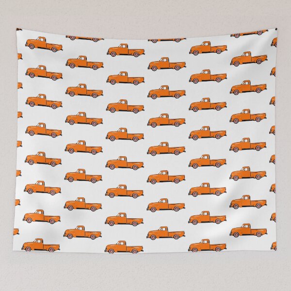 Item preview, Orange 50s C Truck designed and sold by MandyCarsArts.