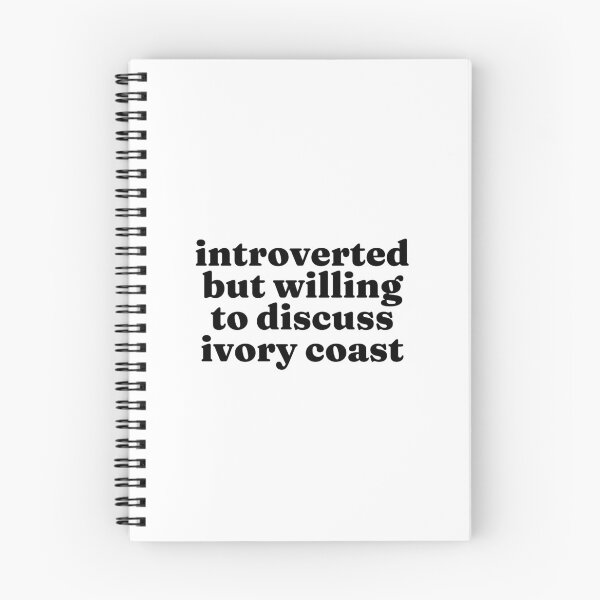 Item preview, Introverted But Willing To Discuss Ivory Coast - Ivorian designed and sold by MountainD.