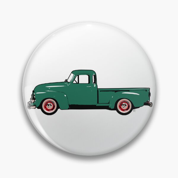 Item preview, Green 50s C Truck designed and sold by MandyCarsArts.