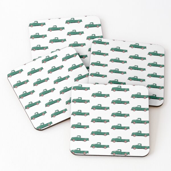 Item preview, Green 50s C Truck designed and sold by MandyCarsArts.