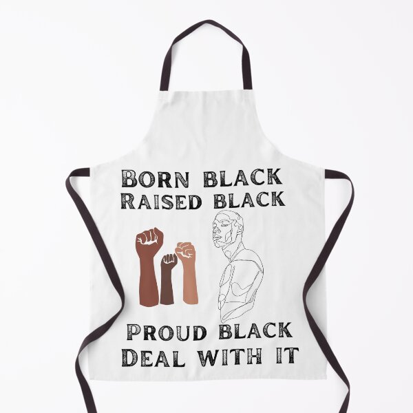 Item preview, Born black raised black proud black deal with it designed and sold by movie-popcorn.