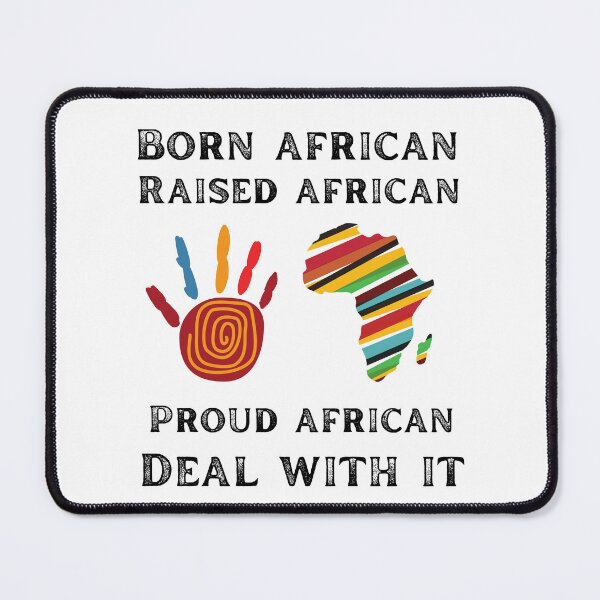 Item preview, Born African raised African proud African deal with it designed and sold by movie-popcorn.