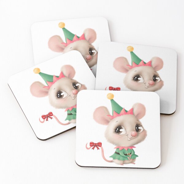 Item preview, Adorable Christmas Mouse designed and sold by silviaol.